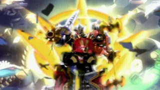 Power Rangers DinoThunder - The Passion Of Conner - Triceramax Megazord First Battle