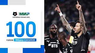 Фёдор Смолов | Все 100 голов в РПЛ