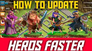 HOW TO UPDATE HEROES FASTER IN CLASH OF CLANS TAMIL