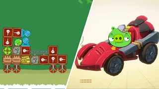 Bad Piggies vs Angry Birds GO vehicles