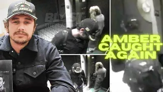 Amber Heard Cuddling With James Franco In Her Elevator. VIDEO PROOF She Lied Again!