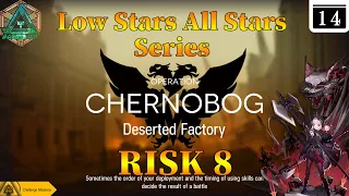 Arknights CC#4 Day 14 Deserted Factory Risk 8 + Challenge Guide Low Stars All Stars