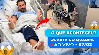 Quarta do Quadril nº 121 -  O que aconteceu com MEU JOELHO? Perguntas e Respostas AO VIVO! #CIRURGIA