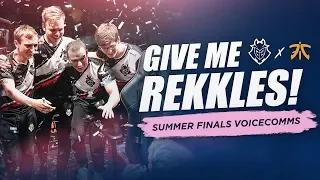 Give Me Rekkles! | LEC Summer 2019 Finals Voicecomms