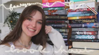 HUGE FANTASY BOOK HAUL✨📖 | so many good books!!