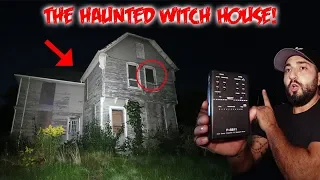 THE HAUNTED WITCHES HOUSE - PARANORMAL VOICES CAUGHT ON CAMERA! (UNCUT)