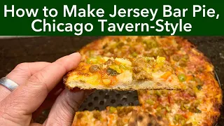 Making New Jersey Bar Pie/Chicago Tavern Style Thin Crust Pizza