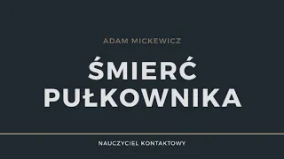 Przybij PIĄTKĘ#3 - Omawiamy "Śmierć Pułkownika"