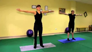 Оксисайз упражнение для рук и груди, растяжка. Видео урок онлайн.