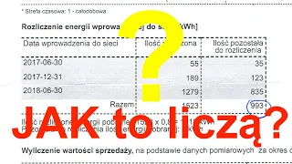 Rachunek za prąd z fotowoltaiką. Jak oni to liczą?