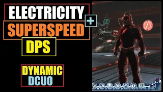 DCUO Electricity Powerset DPS Loadout With Superspeed - Birds of Prey Solo DC Universe Online