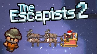 ESCAPING Prison in ONE DAY by STEALING Santa's Sleigh!! - Escapists 2 - Santa's Shakedown DLC