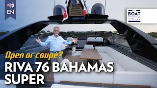 [ENG] NEW RIVA 76 BAHAMAS SUPER - Exclusive Motor Yacht Review - The Boat Show