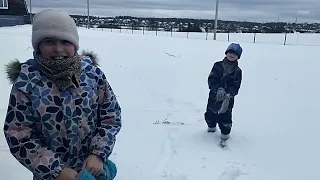 Зима вернулась☃️КОЗЫ🐐 Как справляемся с Козьим амбре после САРАЯ 🥴Наш вкусный и полезный обед 🧑‍🍳