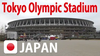 [4K] Tokyo 2020 Olympic stadium (JAPAN) Japan's New National Stadium (Olympic Games) Tokyo Olympics