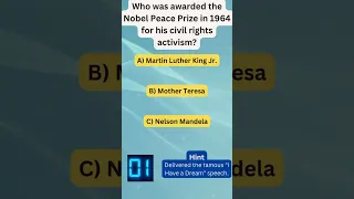 Journey through Excellence: Nobel Laureates and Their Inspiring Legacies! #historyquiz