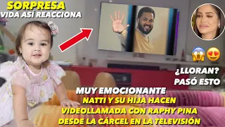 Hija De Natti Natasha Hace Videollamada En Televisión Con Raphy Pina Desde La Cárcel y Así Reacciona