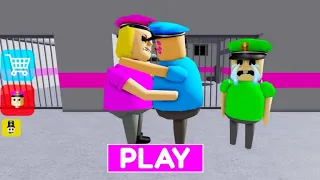 NEW UPDATE Police Family Escape (SCARY OBBY) #roblox #scaryobby