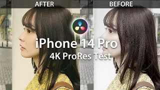 iPhone 14 Pro 4K ProRes Video Test/Color Grading with DaVinci Resolve 18