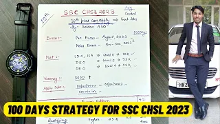 Golden ASO Sir SSC CHSL 2023 Complete Strategy 🔥🎯| 12th Pass can apply✅ | Way To Crack Exam🔥😎