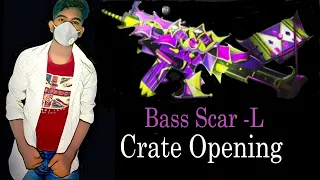 pubg mobile Bass Scar-L Crate opening || Spending 30000 UC for Maxing out M4 Glacier || Lucky Spain
