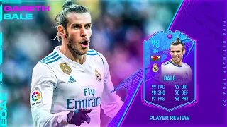 THIS CARD BREAKS FIFA! 98 END OF AN ERA GARETH BALE PLAYER REVIEW - FIFA 22 ULTIMATE TEAM