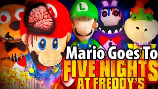 Crazy Mario Bros: Mario Goes To The FNAF Movie!