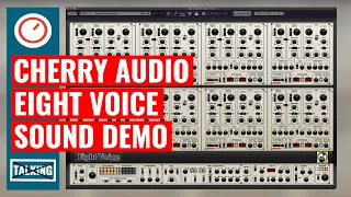 Cherry Audio Eight Voice Sound Demo (No Talking) & Feature Differences To The Gforce Software OB-E
