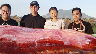 OUTDOOR COOKING | LECHON MUKBANG with @AlexGonzagaOfficial (HD)