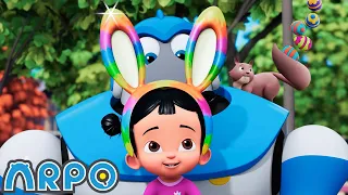 ARPO Robot Babysitter | The Easter Egg Hunt! | Funny Cartoons for Kids | Arpo the Robot