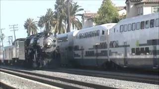 AT.S.F 3751 & Metrolink 366 meet in El Monte 4-28-13