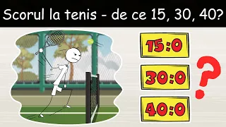 De ce punctele la tenis sunt 15, 30, 40? - DLJ#20