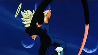 Vegeta gets choked to death by buu.