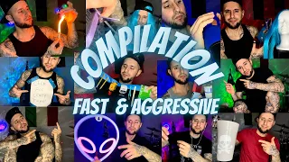 ASMR | The Ultimate Fast & Aggressive Compilation. (Quick Cuts)