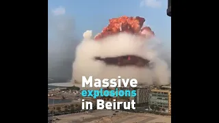 See the Beirut blast from multiple angles.