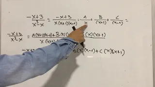 Descomposición de fracción algebraica en fracciones simples