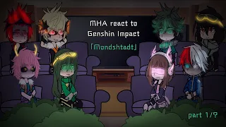 MHA/BNHA react to Genshin Impact || Mondstadt || 1/? || by: mika