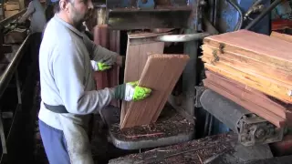 Producing Red Cedar Hand-Split & Resawn Shakes - by WoodRoof.com