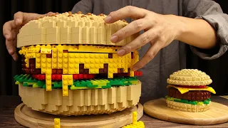 Lego McDonalds Burger But It 100x Bigger