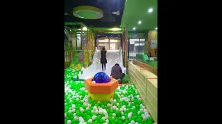3D interactive projection system kid Indoor Playground with Body feeling slide Projector interaction
