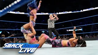 Charlotte Flair & Carmella vs. Sasha Banks & Bayley: SmackDown LIVE, Sept. 24, 2019