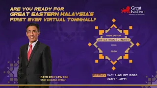 Behind The Scenes | Great Eastern Life Malaysia - An Extraordinary Townhall 2020 (Virtual Townhall)