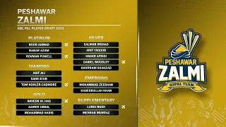 Peshawar Zalmi All Picks #HBLPSLDraft #HBLPSL9