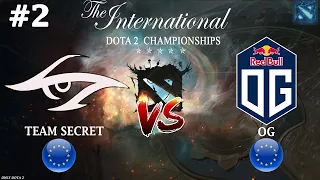 OG vs Secret #2 (BO3) The International 10