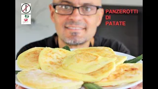 FILLED POTATO PANZEROTTI NO oven NO oil STUFFED IN DIFFERENT WAYS POTATO PANZEROTTI ITALIAN RECIPE