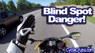 Motorcycle Danger Car Blind Spots | MotoVlog