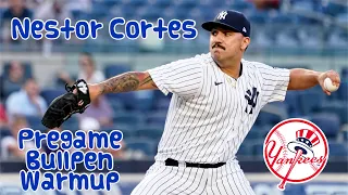 NY Yankees' Nestor Cortes - Bullpen Warm-Up