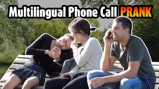 Multilingual phone call prank