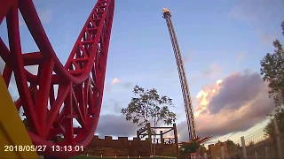 Benidorm  - Terra mitica -  rollercoasters  ( with gopro )