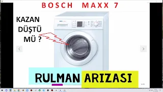 Bosch Max 7 kazan mı düştü ? rulmanmı arızalandı ? tamburmu kırıldı ? / DETAYLI ANLATIM UYGULAMALI